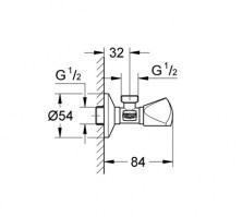 LLAVE DE CORTE 1/2 GROHE